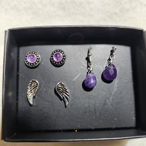 Vintage Three Pair Set Earrings Avon